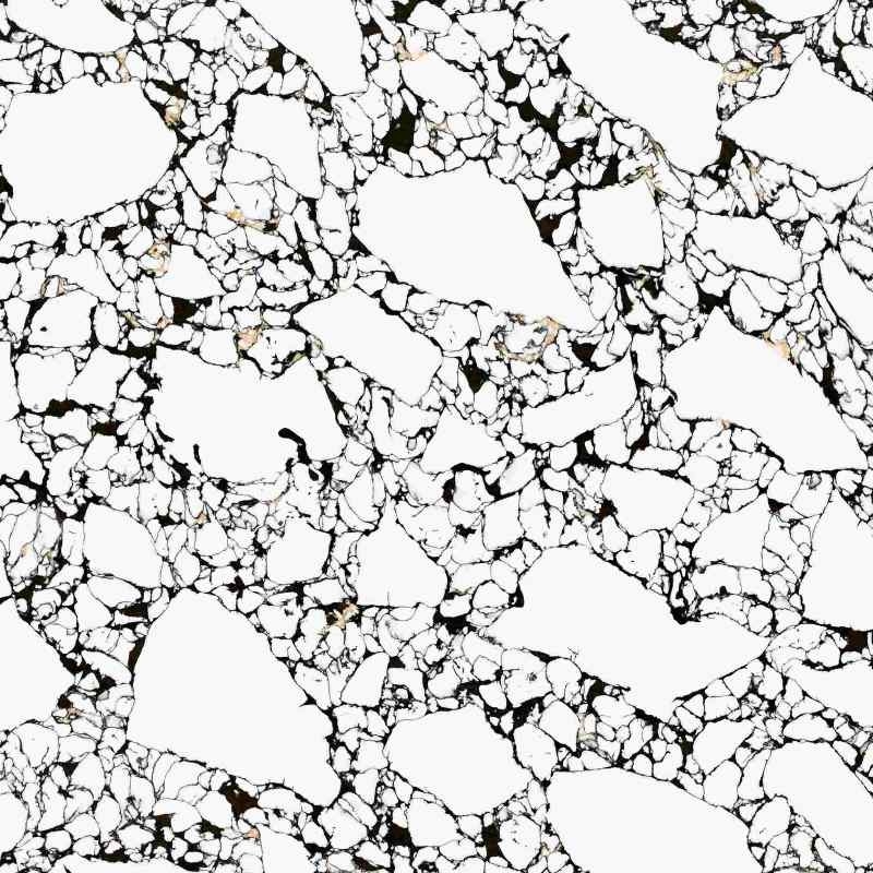 OLK9606 - Tableros de cocina Negro y blanco Rayas Mejor precio Popular Panda Cuarzo Blanco
