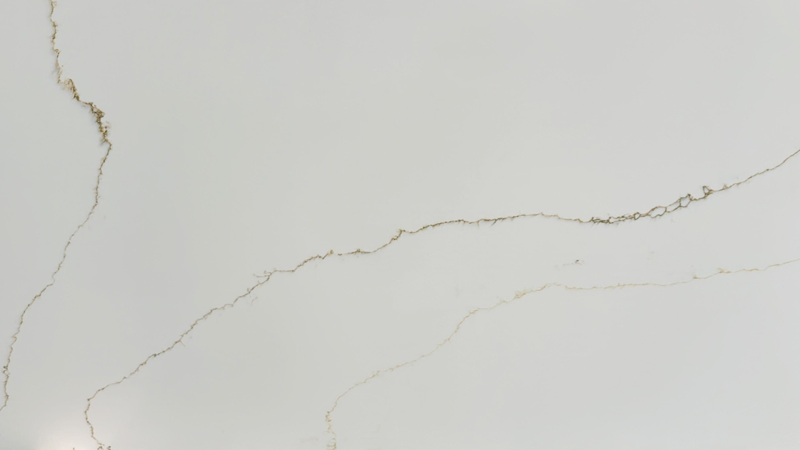 OLK2335 Super Jumbo tamaño piedra de cuarzo para la plataforma de cocina con materias primas reciclables y propiedades antimicrobianas para el diseño ecológico