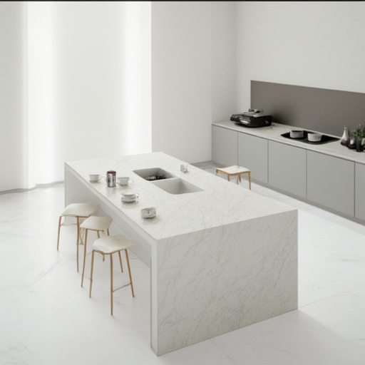 Long-lasting Durability Quartz Surface Passerby Series with Water Absorption Less Than 0.05% and 7 Mohs Hardness