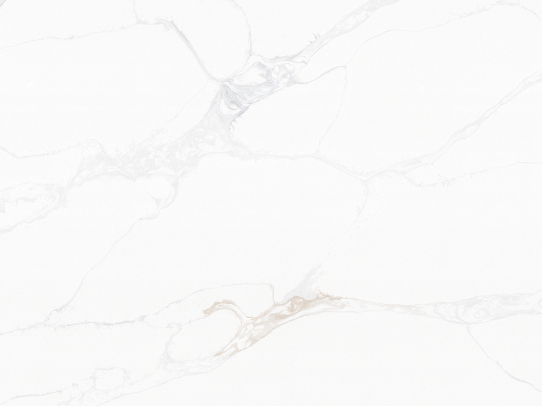 OLK1231 Huge Stock Wholesalers Favorite Basic Calacatta Gold Super White Background Looking Quartz Stone