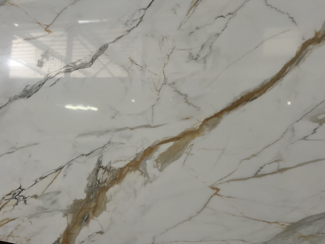 OLC510T Calacatta Oro Impreso en Piedra Contratistas y mayoristas favorito de HD tecnología de impresión de inyección de tinta Slab
