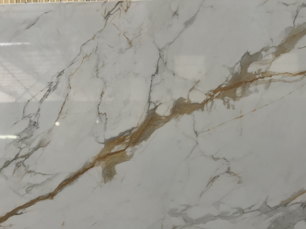 OLC510T Calacatta Oro Impreso en Piedra Contratistas y mayoristas favorito de HD tecnología de impresión de inyección de tinta Slab